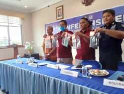 Kantor Imigrasi Kelas l TPI Dumai Gelar Pers Rilis Perkara Tindak Pidana Keimigrasian