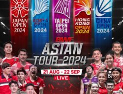 Saksikan BWF Asian Tour 2024, 21 Agustus